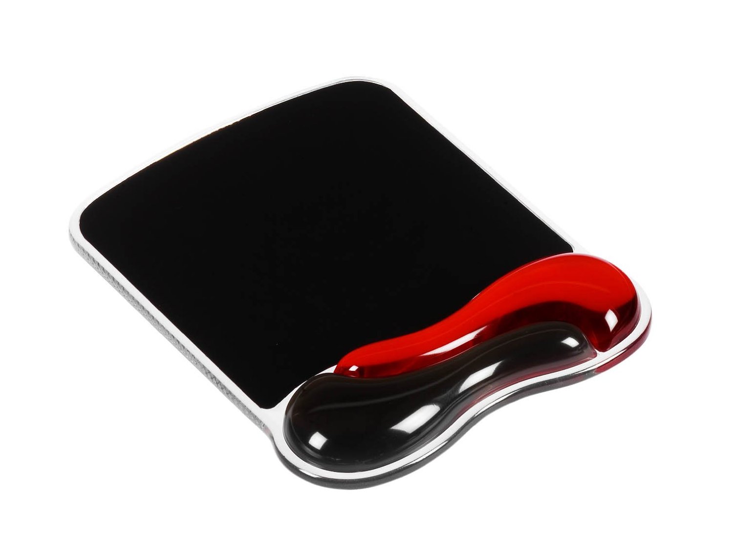 Kensington Duo Gel Wristrest Mousepad red/bk - 62402 peles paliknis