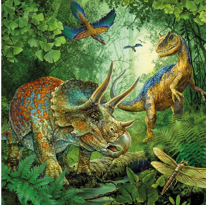 Ravensburger Puzzle 3x49 Dinozaury - 093175 puzle, puzzle