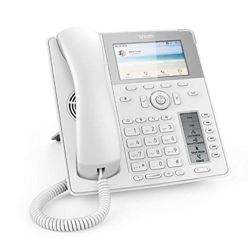 snom D785, VoIP phone (white, Bluetooth, PoE) 4392 (4260059582520) telefons