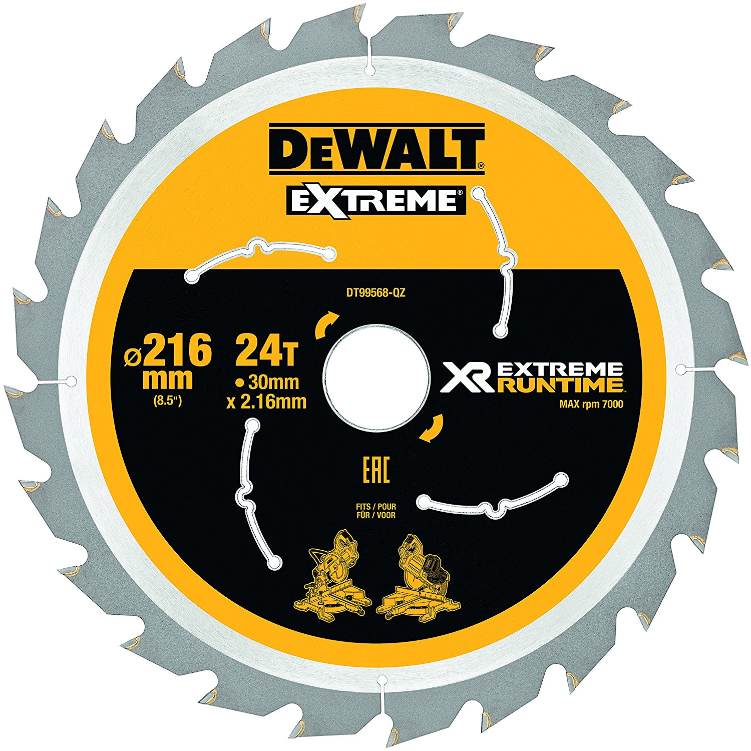 DeWalt DT99568, 216mm / 30mm