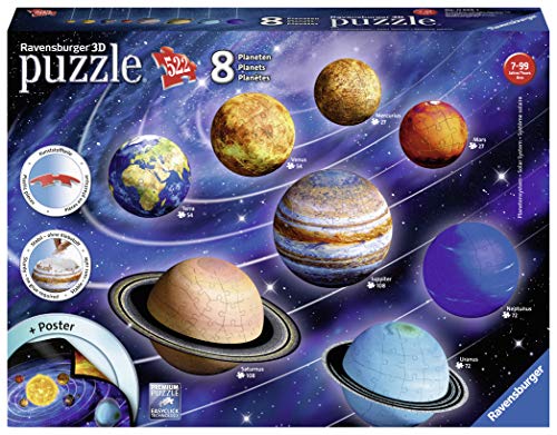 Ravensburger 3D-Puzzle Planetary System galda spēle