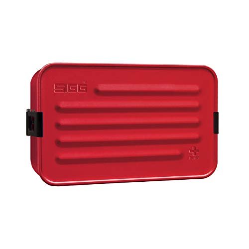 SIGG Metal Box Plus L, tin (red) 8698.10 (7610465869819) Virtuves piederumi