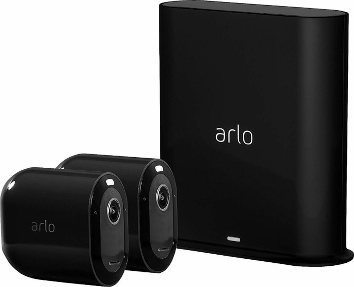 Arlo Pro 3 2K QHD camera set of 2 black drošības sistēma