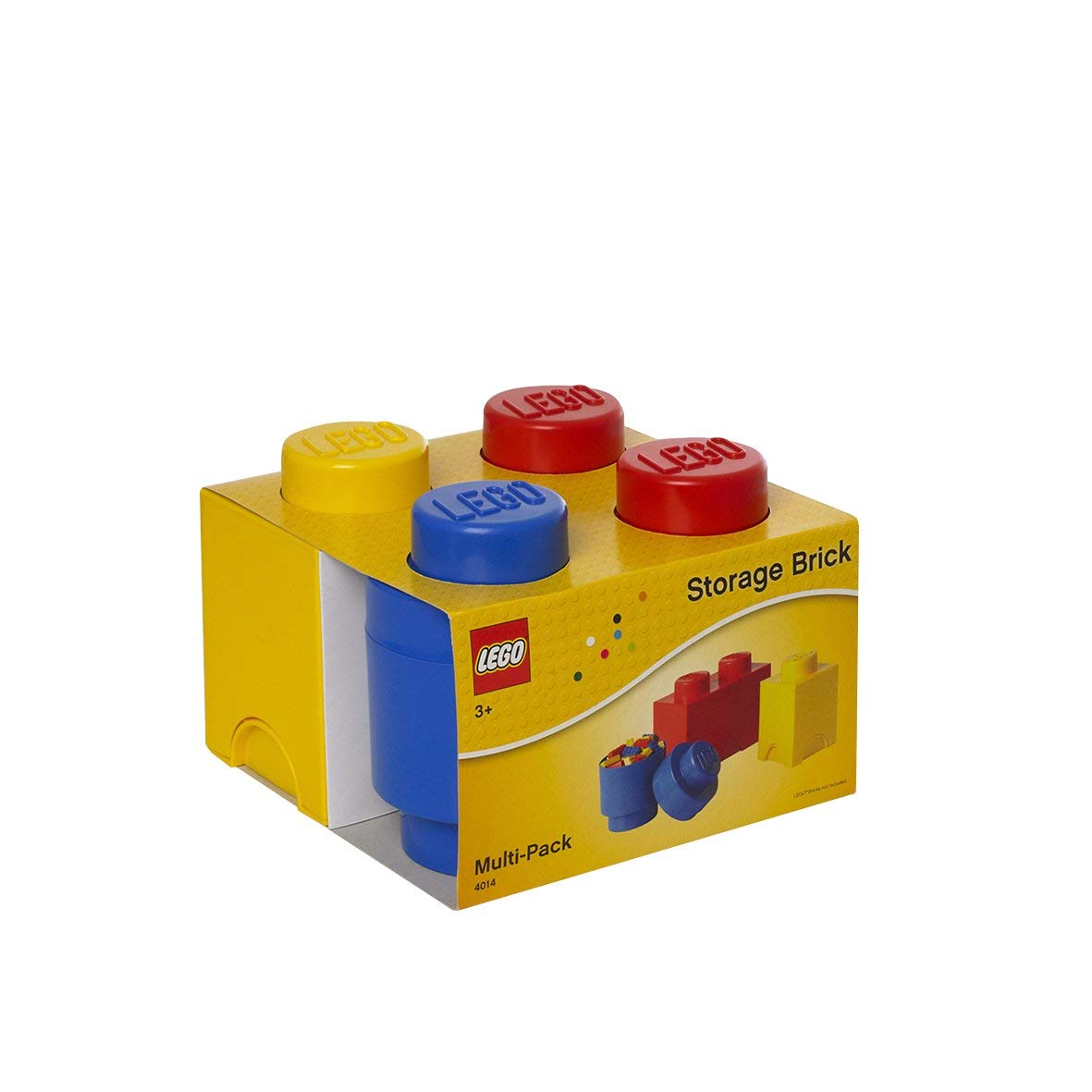 Room Copenhagen LEGO Storage Multi pack bunt 3x P - RC40140001 LEGO konstruktors