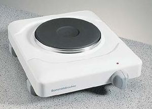 Rommelsbacher hotplate THS 1090 (white) Cepeškrāsns