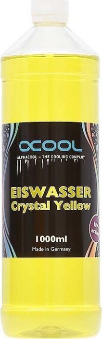 Alphacool Ice Water Crystal yellow UV 1000ml 18542 (4250197185424) ūdens dzesēšanas sistēmas piederumi