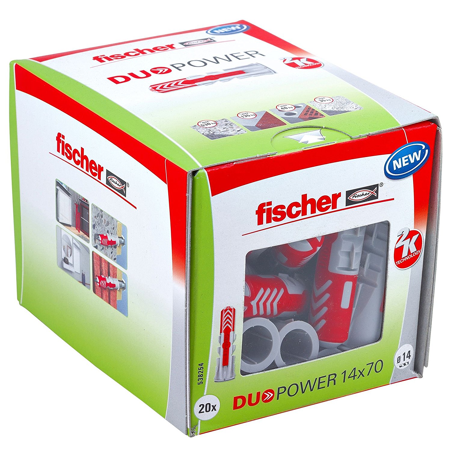 Fischer DUOPOWER 14x70 LD 20pcs