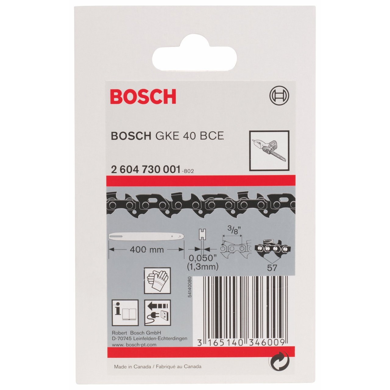 Bosch Chain GKE 40 BCE 400mm 2604730001