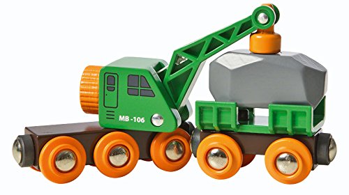 BRIO Green Crane Truck, Trailer & Freight - 33698 konstruktors