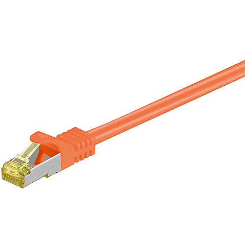 goobay Patch cable SFTP m.Cat7 orange 15,0m - LSZH kabelis, vads