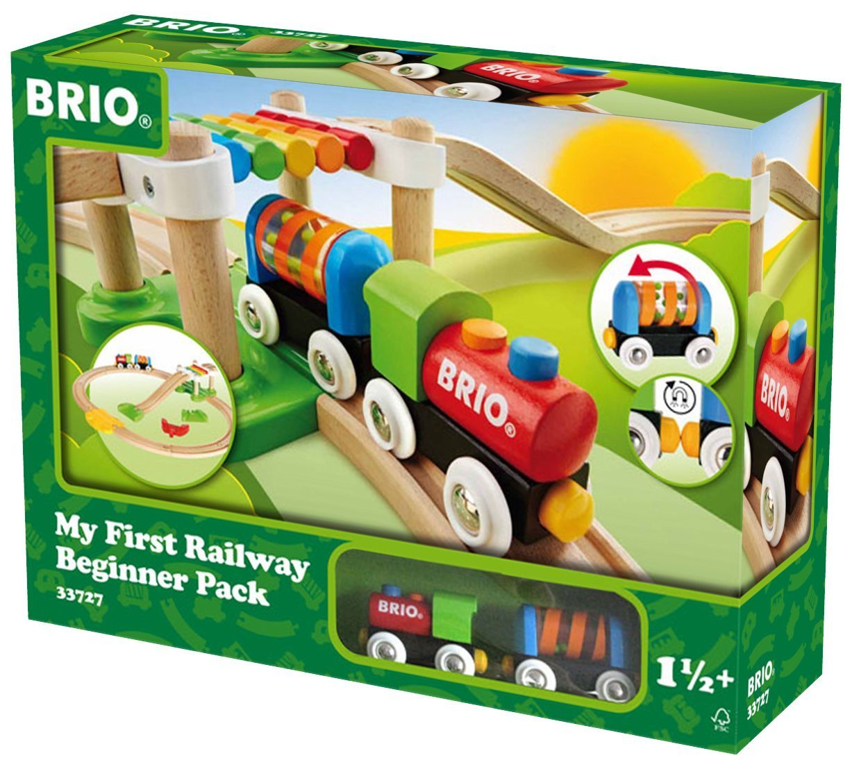 BRIO My First Railway Beginner Pack (33727) konstruktors