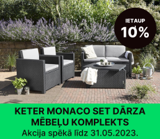 Keter Monaco Set dārza mēbeļu komplekts