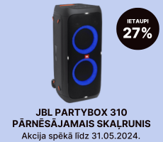 JBL Partybox 310 pārnēsājamais skaļrunis