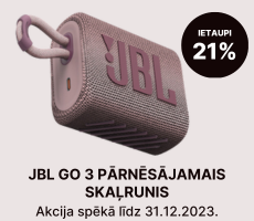 JBL Go 3 pārnēsājamais skaļrunis