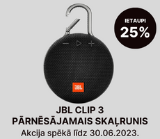 JBL Clip 3 pārnēsājamais skaļrunis