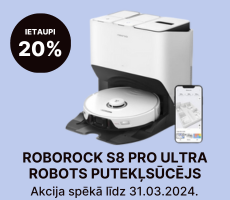 Roborock S8 Pro Ultra robots putekļsūcējs