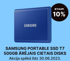 Samsung SSD 500GB ārējais cietais disks